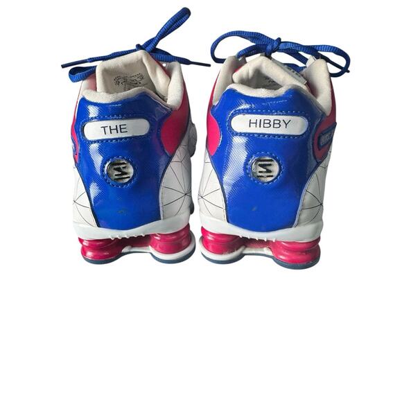 Nike Shox Womens NZ NikeID Pink Blue White Running Shoes Sz 9W Rare Custom 2011 - Picture 10 of 12